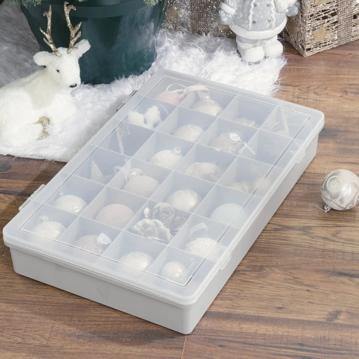 Large Upcycled Organiser Box with 24 Divisions Wham Storage
