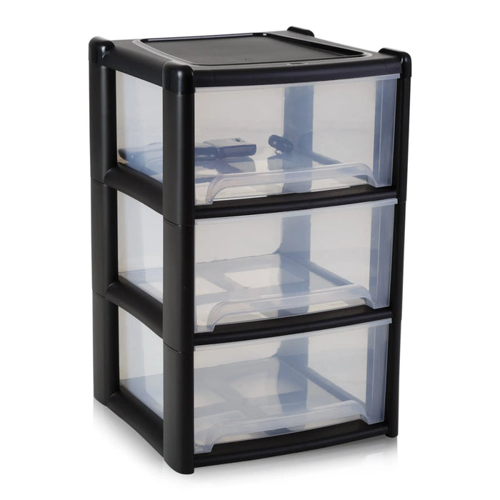 Large Wham Plastic Three Drawer Plastic Unit Wham Storage
