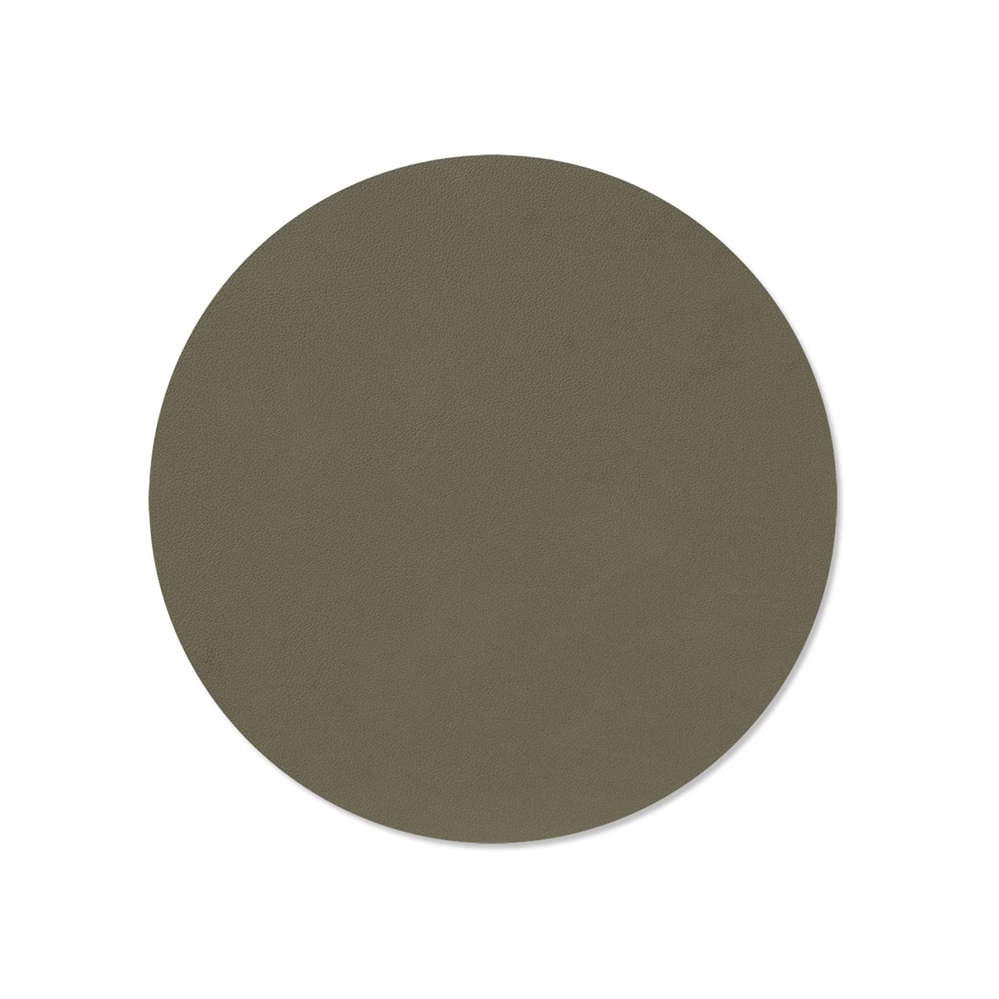 lind dna | table mat | circle medium | nupo army green