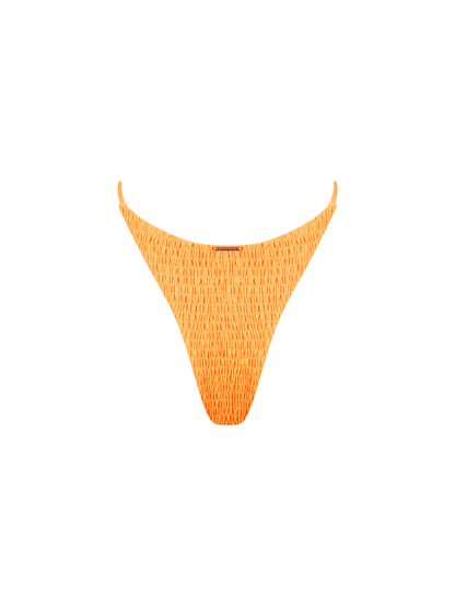Livia Bottom / Orange Smocked - Kotomi Swim