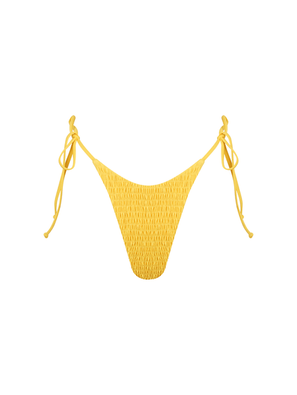 Livia Bottom / Yellow Smocked - Kotomi Swim