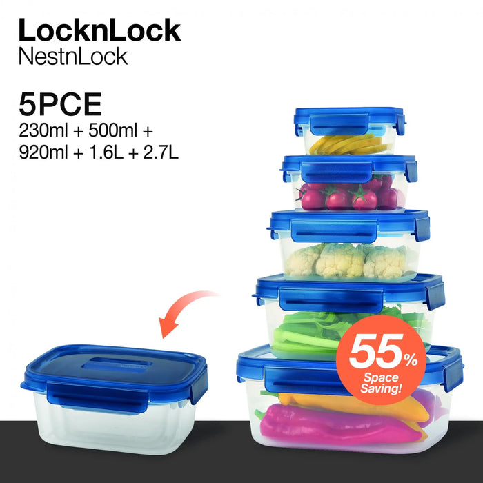 Lock & Lock NestnLock 5 Piece Container Set Lock & Lock