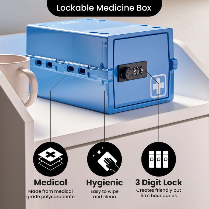 Lockabox Mini™ Medi Blue Lockabox®