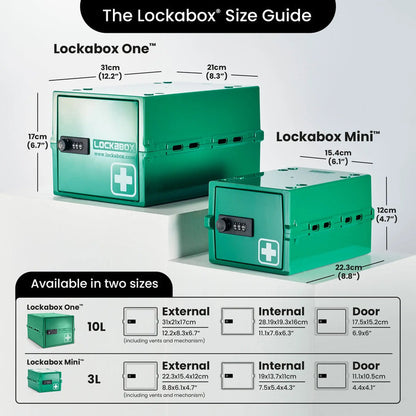 Lockabox Mini™ Medi Green Lockabox®