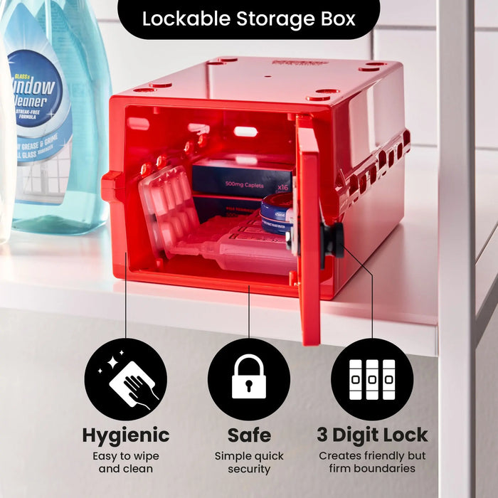 Lockabox Mini™ Medi Red Lockabox®