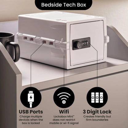 Lockabox Mini™ Opal White Lockabox®
