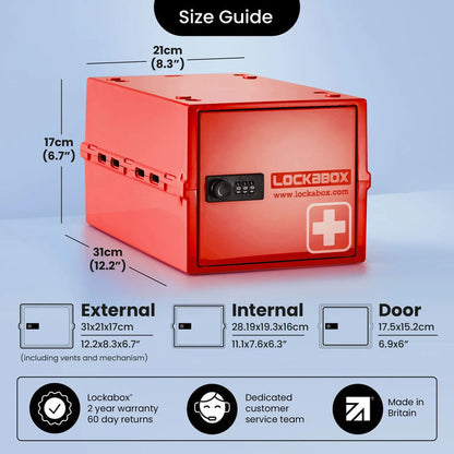 Lockabox One™ Medi Red Lockabox®