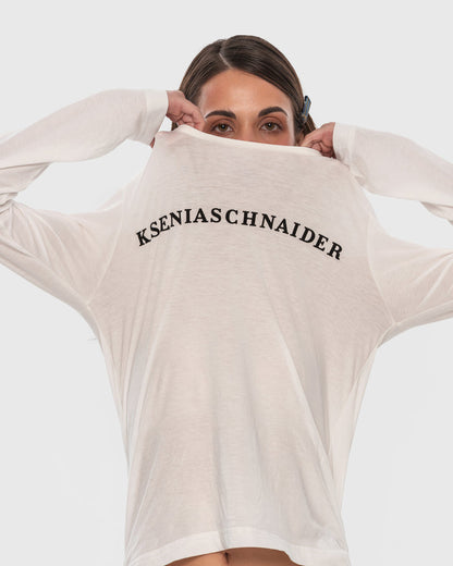 Buy Logo Longsleeve – Tops by Ksenia Schnaider | Ethical & Sustainable Fashion