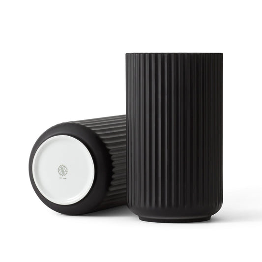 lyngby | porcelain vase 38cm | black - LC