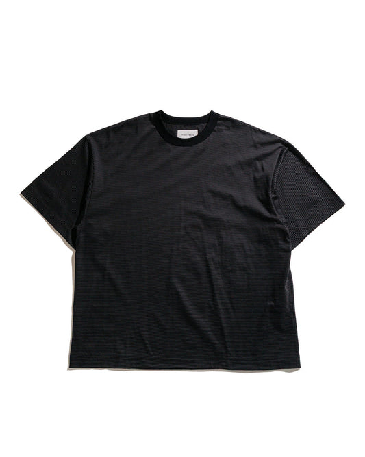 lost & found MARKAWARE MARKAWARE Comfort Fit Tee Organic Supima Border Charcoal