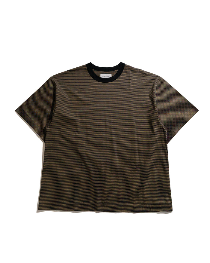 lost & found MARKAWARE MARKAWARE Comfort Fit Tee Organic Supima Border Olive