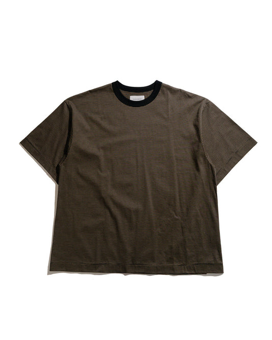 lost & found MARKAWARE MARKAWARE Comfort Fit Tee Organic Supima Border Olive