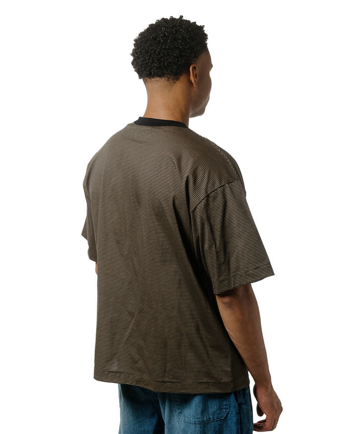 lost & found MARKAWARE MARKAWARE Comfort Fit Tee Organic Supima Border Olive