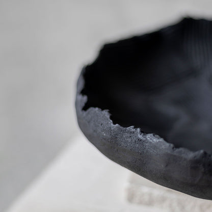 mette ditmer | art piece | patch bowl | black