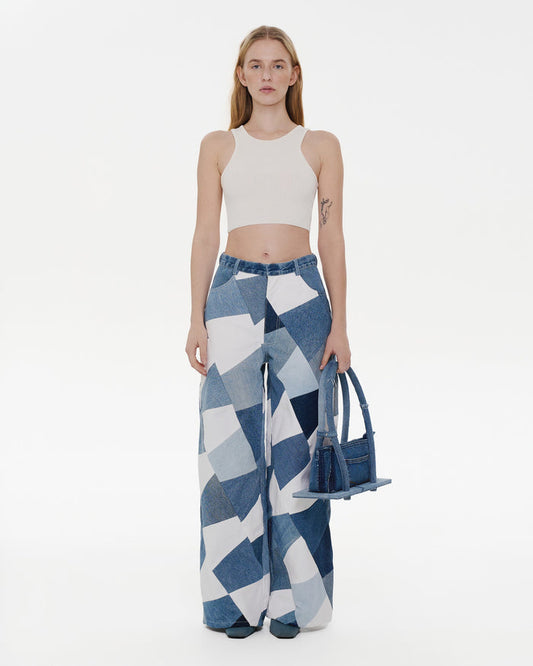 Buy Milky White Crop Top – Tops by Ksenia Schnaider | Ethical & Sustainable Fashion