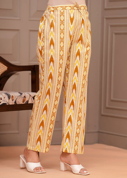 MUSTARD PLEATED