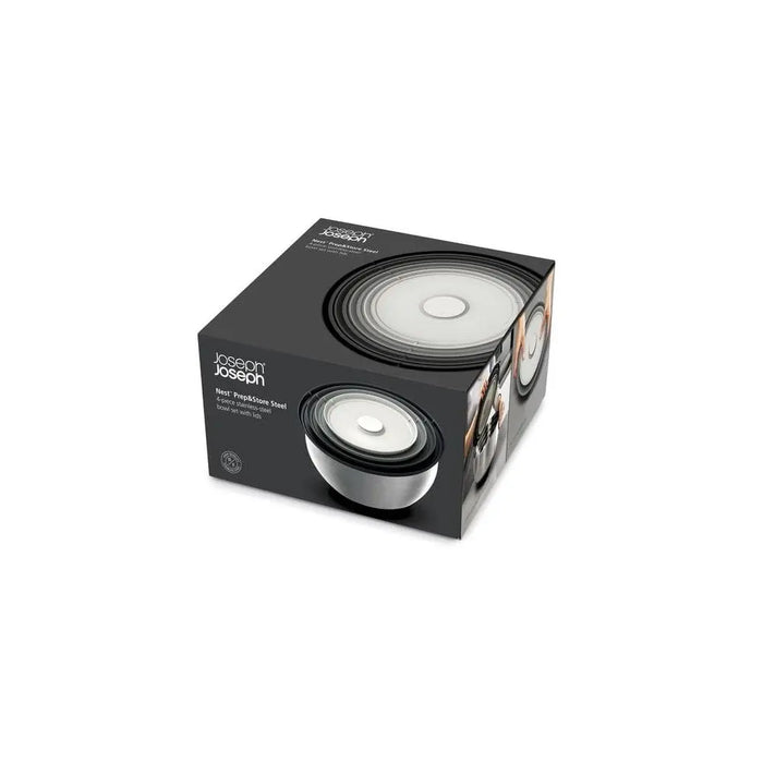 Nest 100 Prep & Store Steel Bowl Set Joseph Joseph