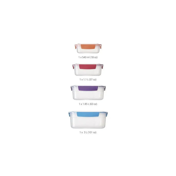 Nest Lock 4-piece Multi-Size Container Set Joseph Joseph