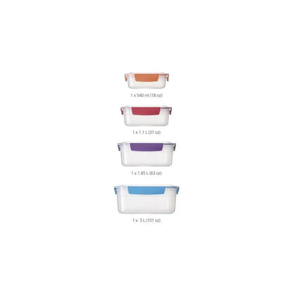 Nest Lock 4-piece Multi-Size Container Set Joseph Joseph