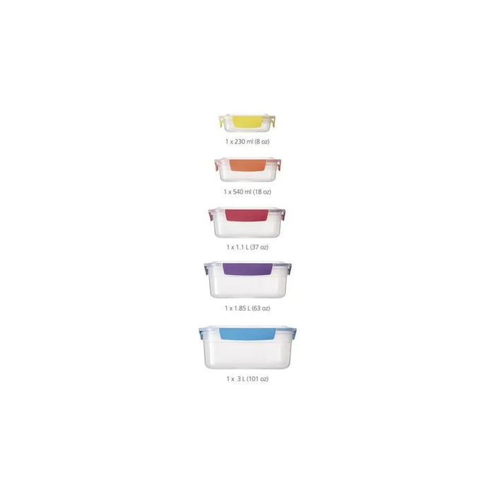 Nest Lock 5-Piece Multi-Size Container Set Joseph Joseph