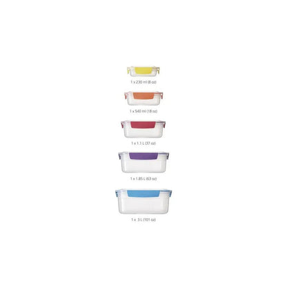 Nest Lock 5-Piece Multi-Size Container Set Joseph Joseph