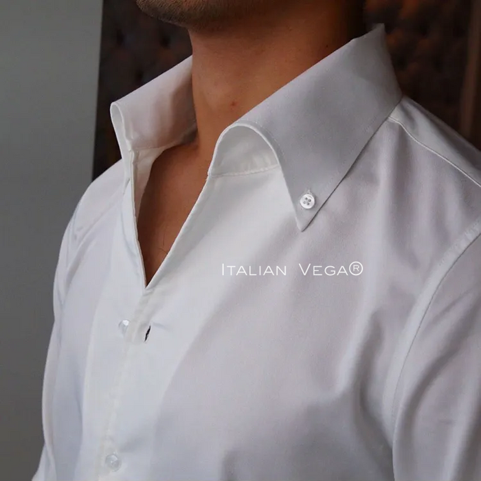 Old Money White Shirt with Blue Veteran Denim Gurkha Pant by ITALIAN VEGA®
