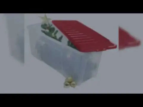 Pack of 2 - 133 Litre Extra Large Long Plastic Storage Boxes with Lids Wham Storage