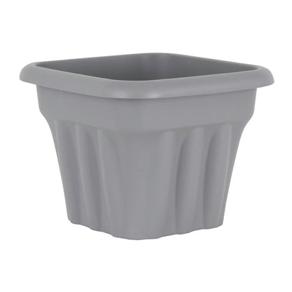 Pack of 2 - 33cm Vista Small Square Plastic Garden Planter Wham Storage