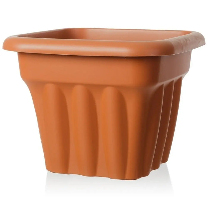 Pack of 2 - 33cm Vista Small Square Plastic Garden Planter Wham Storage