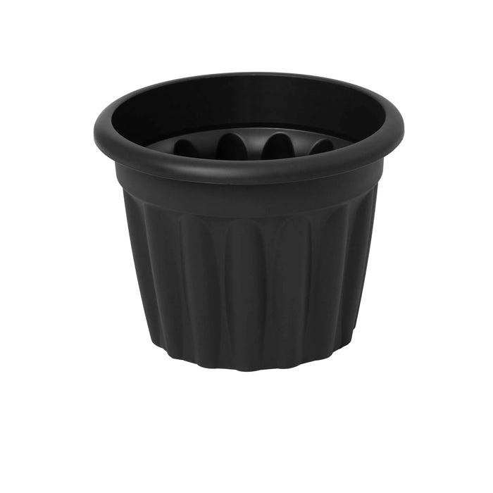 Pack of 2 - 40cm Vista Medium Round Plastic Plant Pot Wham Storage