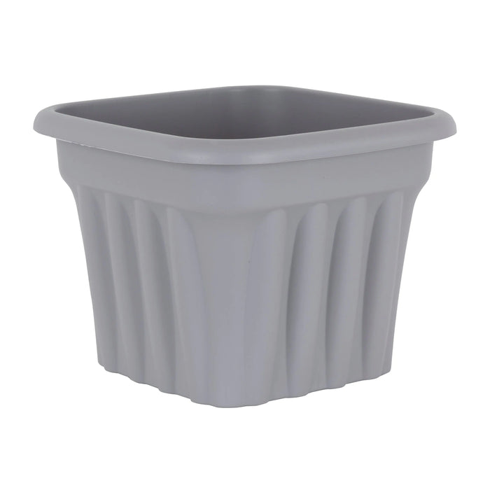 Pack of 2 - 40cm Vista Medium Square Plastic Planter Wham Storage