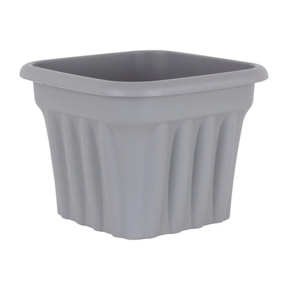 Pack of 2 - 40cm Vista Medium Square Plastic Planter Wham Storage