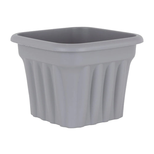 Pack of 2 - 40cm Vista Medium Square Plastic Planter Wham Storage