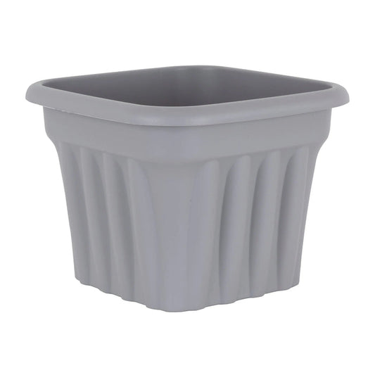 Pack of 2 - 40cm Vista Medium Square Plastic Planter Wham Storage