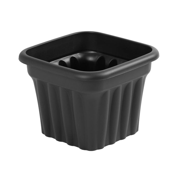 Pack of 2 - 40cm Vista Medium Square Plastic Planter Wham Storage