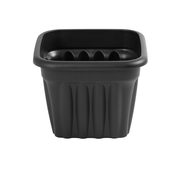 Pack of 2 - 40cm Vista Medium Square Plastic Planter Wham Storage