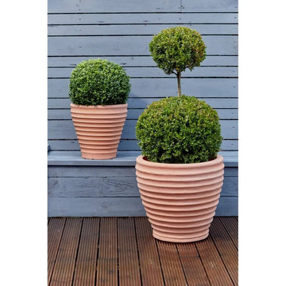 Pack of 2 - 43cm Moroccan Plastic Garden Planters Strata