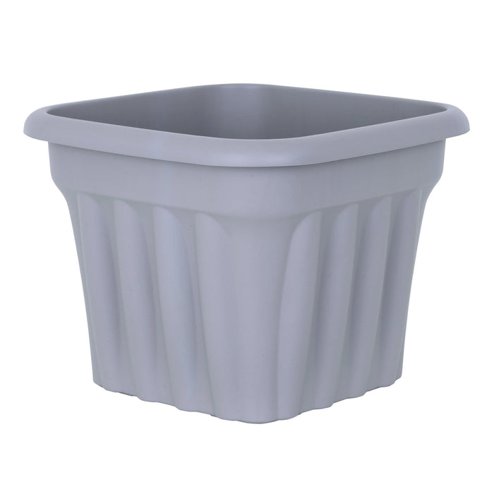 Pack of 2 - 49cm Vista Large Square Plastic Planter Wham Storage