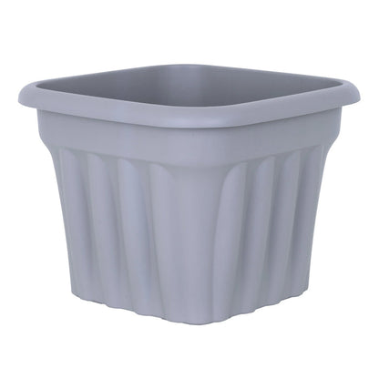 Pack of 2 - 49cm Vista Large Square Plastic Planter Wham Storage