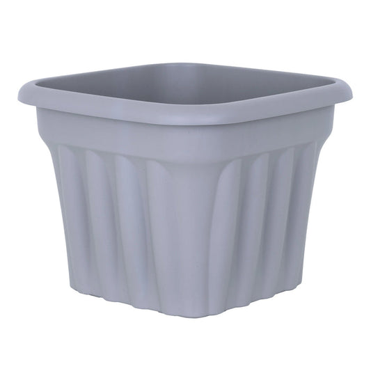 Pack of 2 - 49cm Vista Large Square Plastic Planter Wham Storage