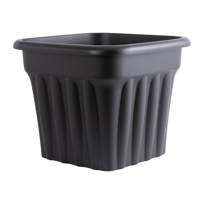 Pack of 2 - 49cm Vista Large Square Plastic Planter Wham Storage