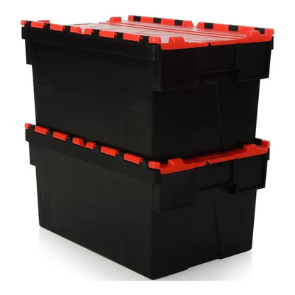 Pack of 2 - 56 Litre Attached Lid ALC Containers (310mm high) LH