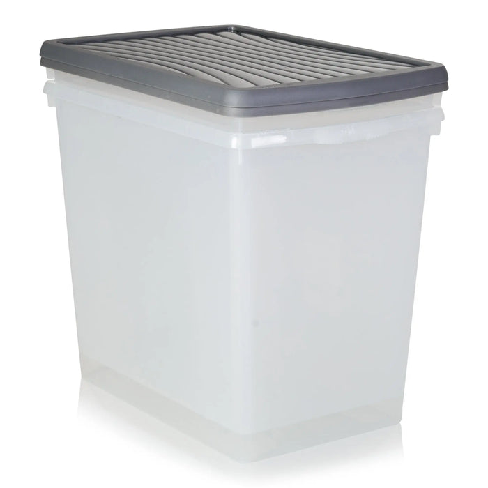 Pack of 2 - 90 Litre Large Wham Storage Boxes and Lids Wham Storage