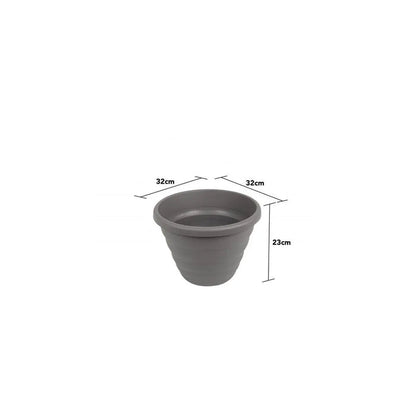 Pack of 2 - Beehive 32cm Round Upcycled Plant Pot Wham Storage