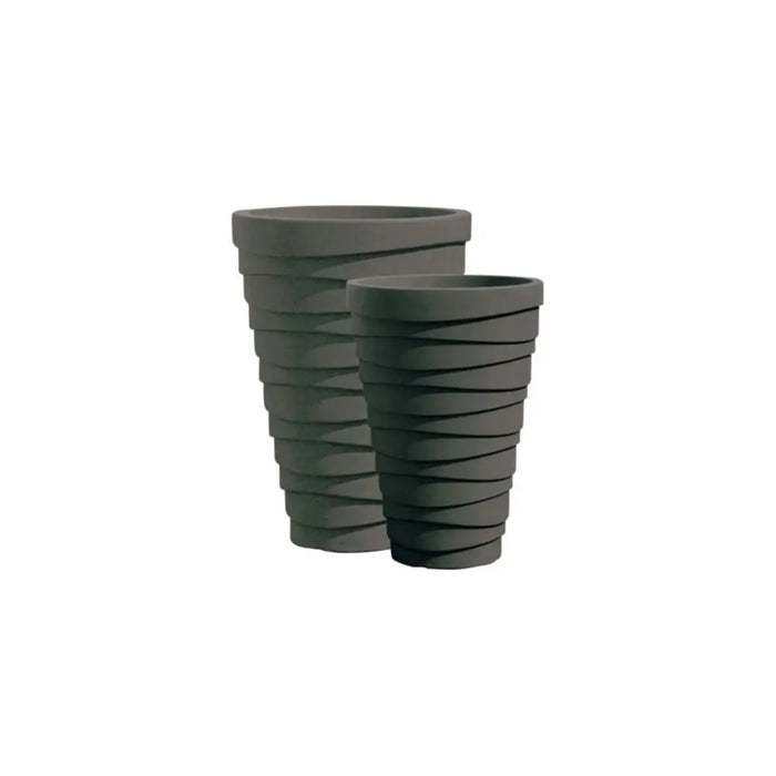 Pack of 2 - Trojan 38cm Medium Planter Granite Strata
