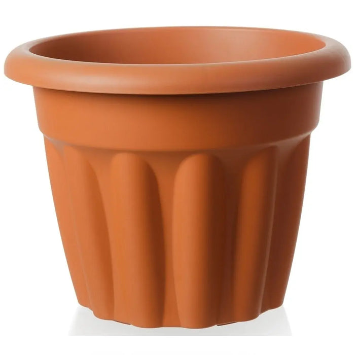 Pack of 2- 50cm Vista Large Round Plastic Plant Pot Wham Storage