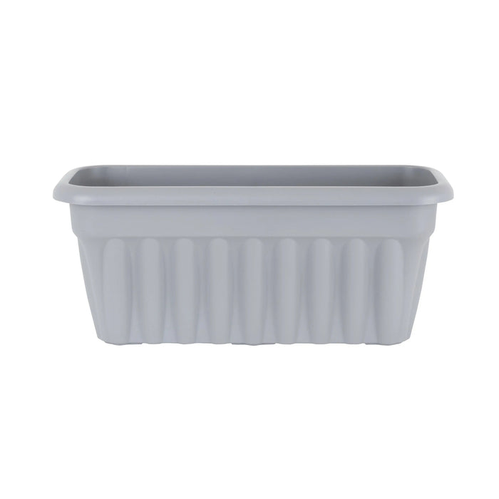 Pack of 2- 60cm Vista Rectangular Plastic Trough Planter Wham Storage