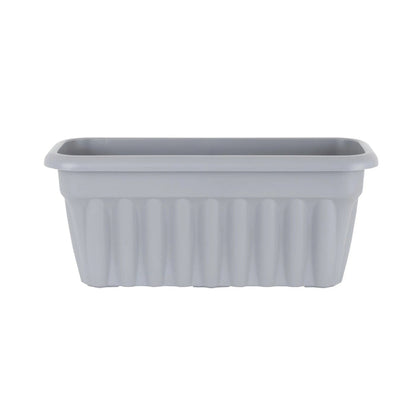 Pack of 2- 60cm Vista Rectangular Plastic Trough Planter Wham Storage