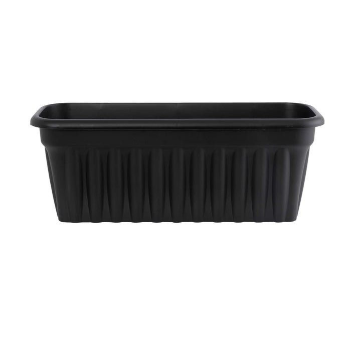 Pack of 2- 80cm Vista Extra Large Long Rectangular Plastic Trough Planter Wham Storage