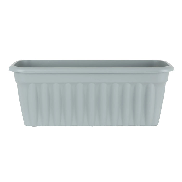 Pack of 2- 80cm Vista Extra Large Long Rectangular Plastic Trough Planter Wham Storage